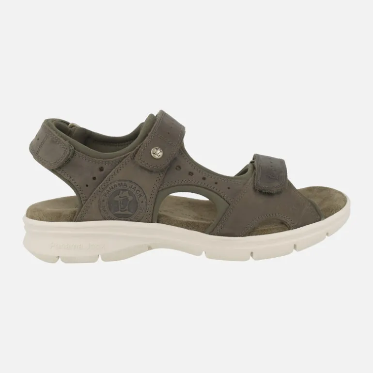 Sandalias de piel Salton con forro de lycra y cierre de velcro