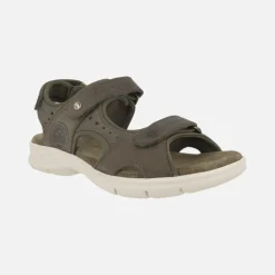 Sandalias de piel Salton con forro de lycra y cierre de velcro