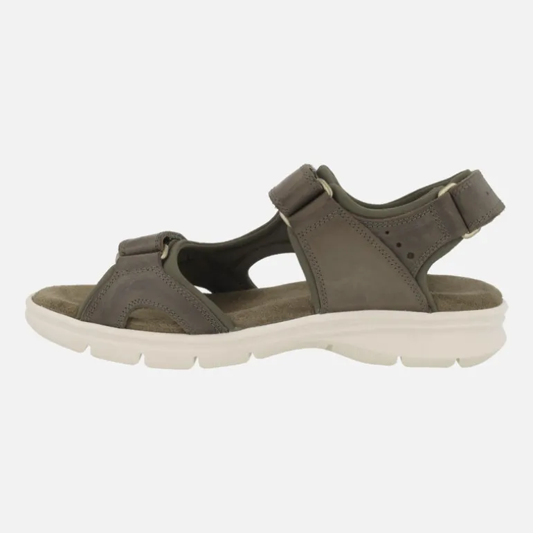 Sandalias de piel Salton con forro de lycra y cierre de velcro