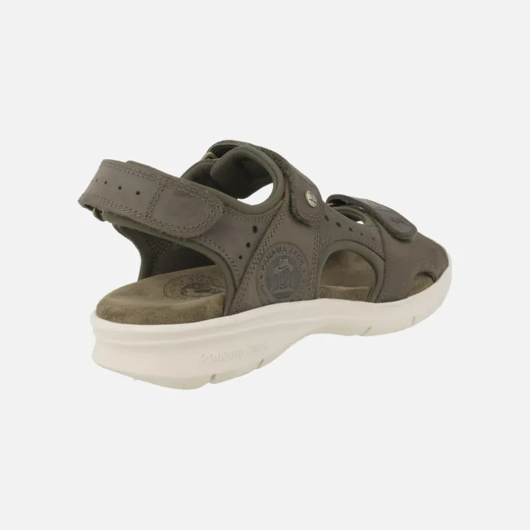 Sandalias de piel Salton con forro de lycra y cierre de velcro