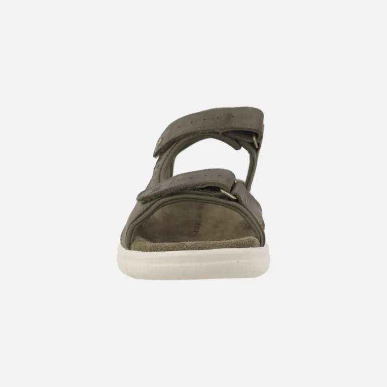 Sandalias de piel Salton con forro de lycra y cierre de velcro