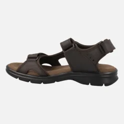 Sandalias de piel Salton con forro de lycra y cierre de velcro
