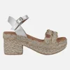 Sandalias de rafia Abaka Amur Plata