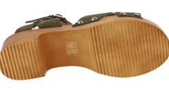 Sandalias de serraje para mujer con tachas metálicas Help the trees