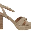 Sandalias de tacón alto con pulsera al tobillo Fabia