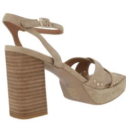 Sandalias de tacón alto con pulsera al tobillo Fabia