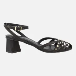 Sandalias de tacón con pulsera estilo cangrejeras Jasper