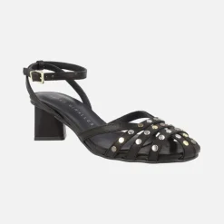 Sandalias de tacón con pulsera estilo cangrejeras Jasper