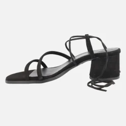 Sandalias de tacón Grecia con cintas para atar