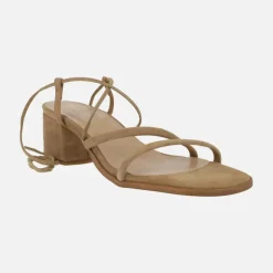 Sandalias de tacón Grecia con cintas para atar