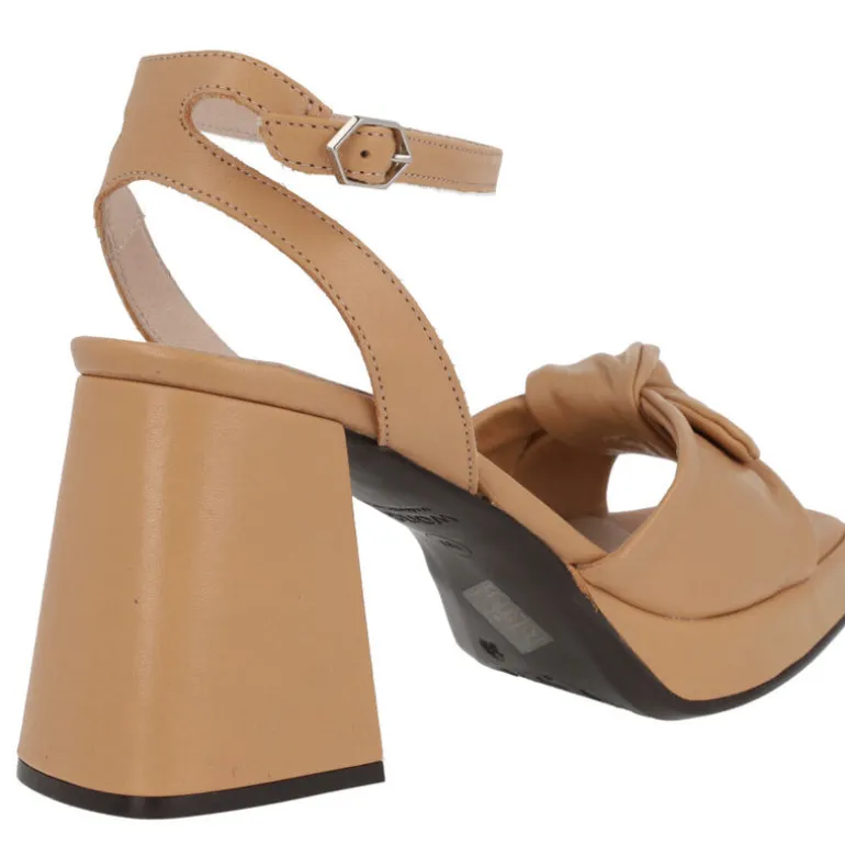 Sandalias de tacón y plataforma con detalle de nudo Help