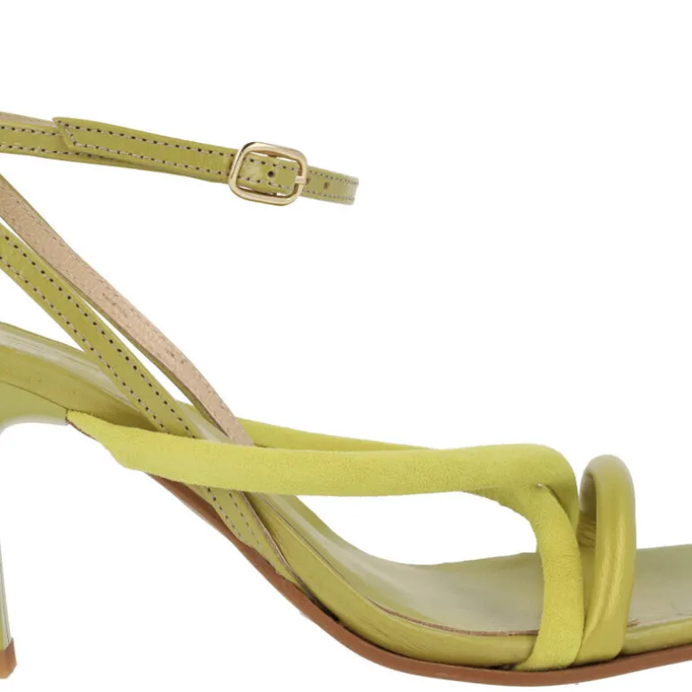 Sandalias de tiras Coko con tacón alto y pulsera al tobillo