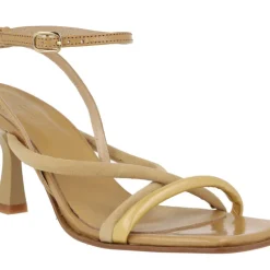 Sandalias de tiras Coko con tacón alto y pulsera al tobillo