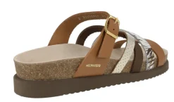 Sandalias de tiras combinadas en tonos tierra Huleda