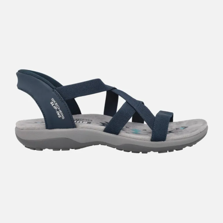 Sandalias de tiras elásticas Skechers Slip Ins Reggae Slim-Stretch Flex