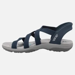 Sandalias de tiras elásticas Skechers Slip Ins Reggae Slim-Stretch Flex