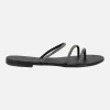 Sandalias de tiras en negro con strass 27-TC de Nicolas Lainas