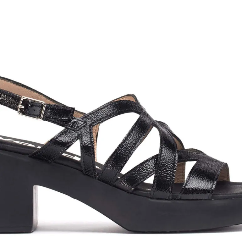 Sandalias de tiras Loreto en piel charol
