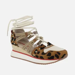 Sandalias deportivas en animal print leopardo Kewaskum