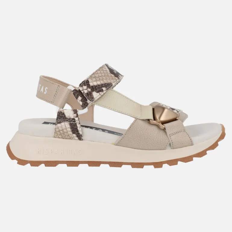Sandalias deportivas en piel combinada Maui