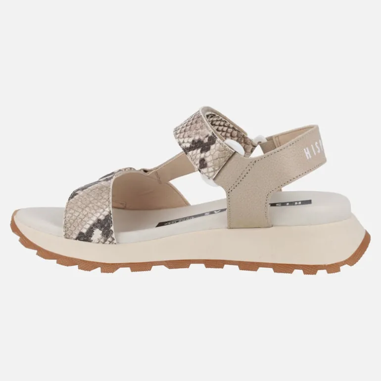 Sandalias deportivas en piel combinada Maui