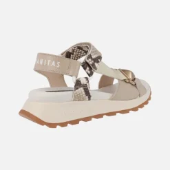 Sandalias deportivas en piel combinada Maui