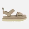 Sandalias en ante beige con cierre de velcro Ugg Goldenstar