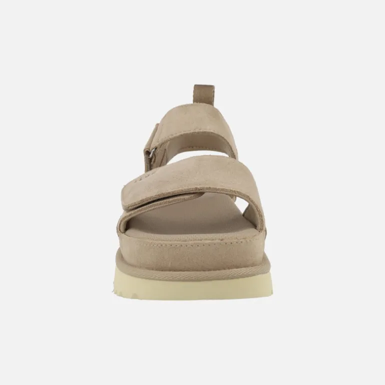 Sandalias en ante beige con cierre de velcro Ugg Goldenstar