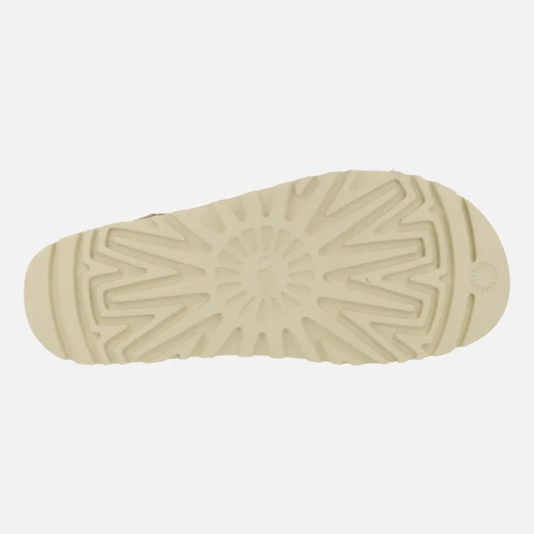 Sandalias en ante beige con cierre de velcro Ugg Goldenstar