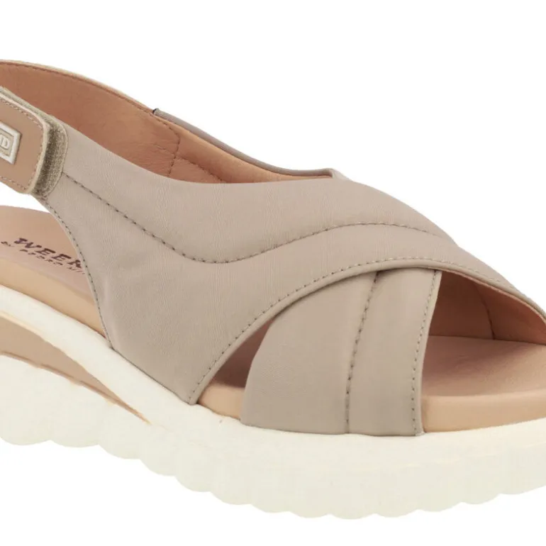 Sandalias en tejido acolchado para mujer Jena