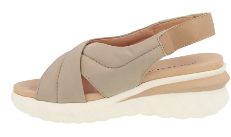 Sandalias en tejido acolchado para mujer Jena
