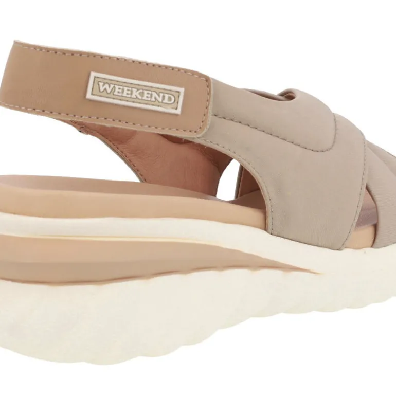 Sandalias en tejido acolchado para mujer Jena