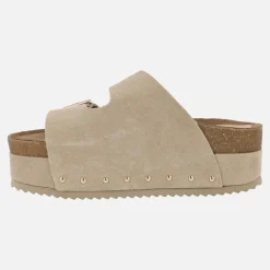 Sandalias estilo bio con plataforma XL y hebillas