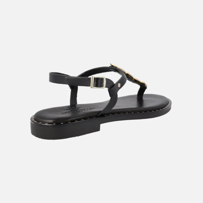 Sandalias griegas en color Negro estilo esclavas