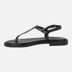Sandalias griegas en color Negro estilo esclavas