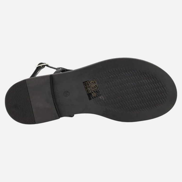 Sandalias griegas en color Negro estilo esclavas