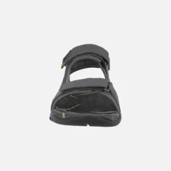 Sandalias grises para hombre con cierres de velcro Jerez 01