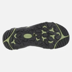 Sandalias grises para hombre con cierres de velcro Jerez 01