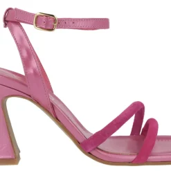 Sandalias Kate con tacón alto y pulsera al tobillo