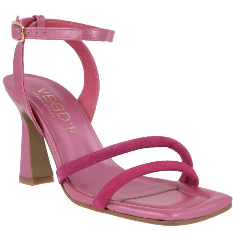 Sandalias Kate con tacón alto y pulsera al tobillo