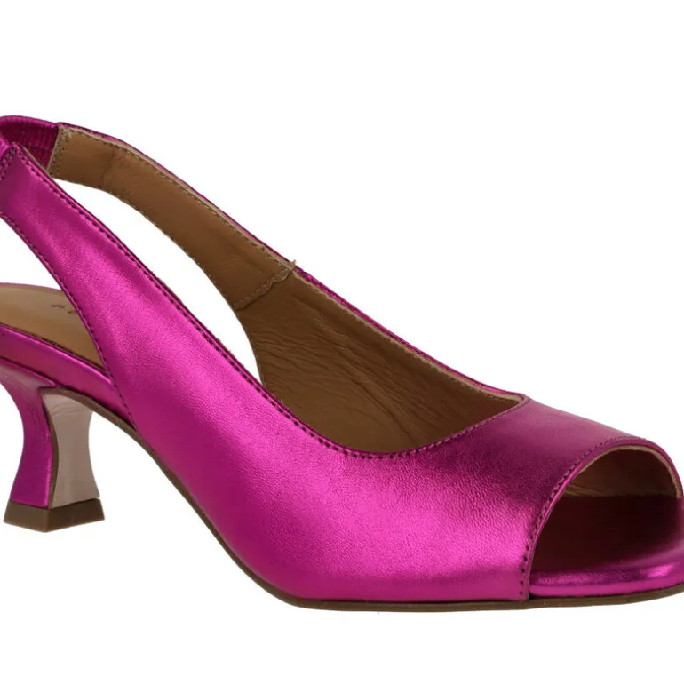Sandalias metalizadas de tacón bajo Waterloo