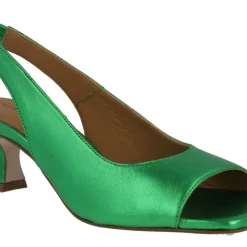 Sandalias metalizadas de tacón bajo Waterloo