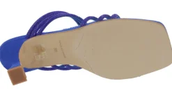 Sandalias mules de ante con tiras de strass Paola