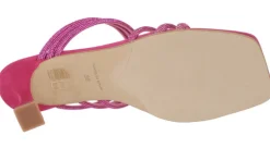Sandalias mules de ante con tiras de strass Paola