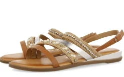 Sandalias multimaterial Baneins cuero