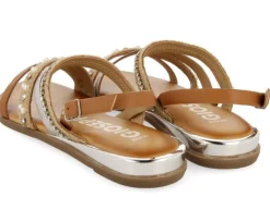 Sandalias multimaterial Baneins cuero