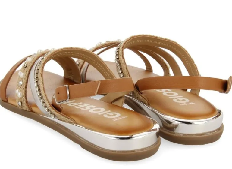 Sandalias multimaterial Baneins cuero