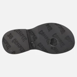 Sandalias negras de piel con plataforma Tasha