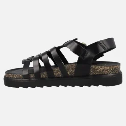 Sandalias negras estilo cangrejeras Tunez 107