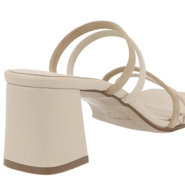 Sandalias Nolita de tiras combinadas y tacón ancho para mujer